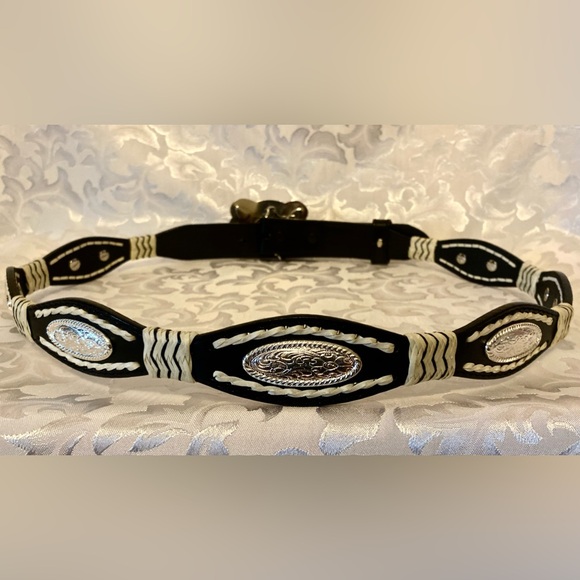 NWOT Nocona Western Belt, Hand-tooled Genuine Leather, Men’s 44 - Picture 6 of 9